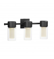  Dram 3-Light LED Bath Sconce-(E30193-93BK)-ET2