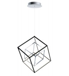  4 Square 2-Light LED Pendant-(E30584-BKPC)-ET2