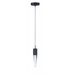  Quartz 1-Light LED Pendant-(E31242-20BK)-ET2