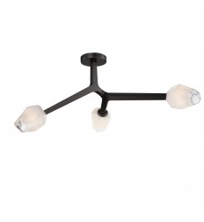 Blossom 3-Light LED Flush Mount-(E32790-93BK)-ET2 Blossom 3-Light LED Flush Mount-(E32790-93BK)-ET2