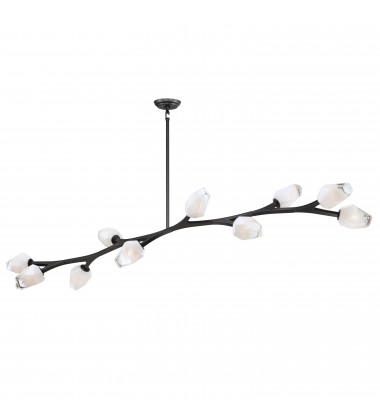  Blossom 10-Light LED Pendant-(E32797-93BK)-ET2