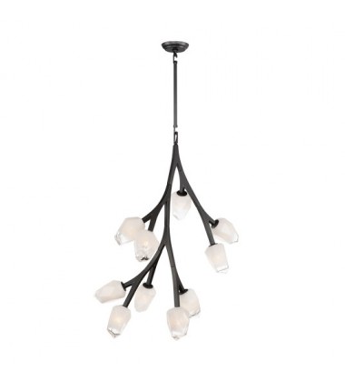  Blossom 10-Light LED Pendant-(E32798-93BK)-ET2