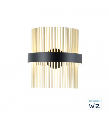  Chimes LED Wall Sconce WiZ-(E34201-BKSBR)-ET2