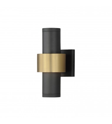  Reveal Medium LED Outdoor Wall Sconce-(E34754-BKGLD)-ET2