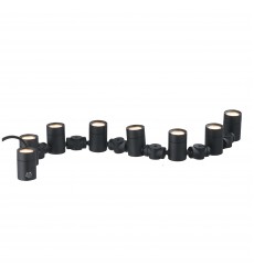  Tree Hugger 8-Light Tree Spot Light-(E42318-BK)-ET2