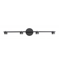  Taylor 4-Light Fixed Rail LED Track Light-(E52004-BK)-ET2