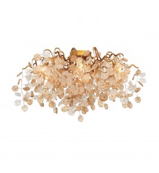  Gold Flush Mount (29057-016)-Eurofase