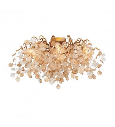  Gold Flush Mount (29057-016)-Eurofase