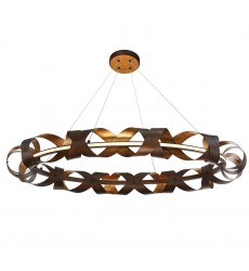  Bronze-Gold Chandelier (30079-014)-Eurofase