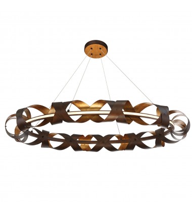  Bronze-Gold Chandelier (30079-014)-Eurofase