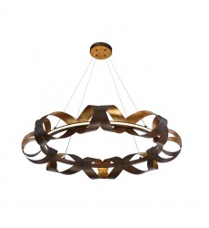  Bronze-Gold Chandelier (30080-010)-Eurofase