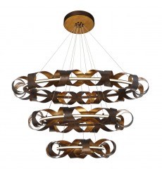  Bronze-Gold Chandelier (30082-014)-Eurofase