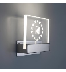  Chrome Wall Sconce (30168-015)-Eurofase