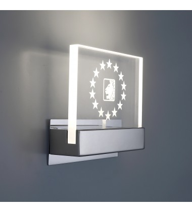  Chrome Wall Sconce (30168-015)-Eurofase