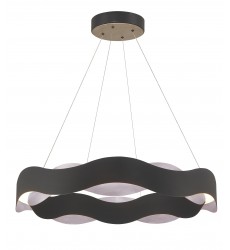 Silver-Black Chandelier (31384-021)-Eurofase Silver-Black Chandelier (31384-021)-Eurofase