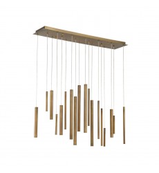  Brass Chandelier (31446-035)-Eurofase