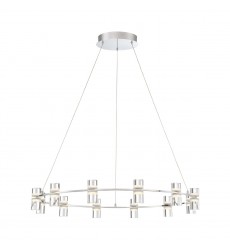  Chrome Chandelier (33725-017)-Eurofase
