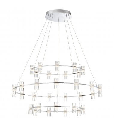  Chrome Chandelier (33726-014)-Eurofase