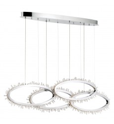  Chrome Chandelier (33731-018)-Eurofase