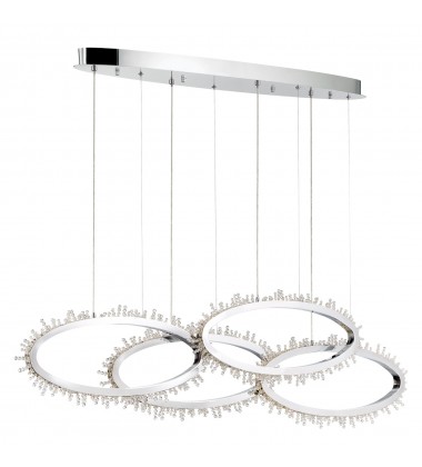  Chrome Chandelier (33731-018)-Eurofase
