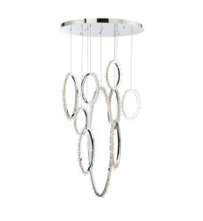  Chrome Chandelier (33732-015)-Eurofase