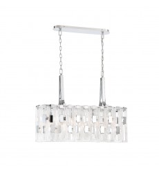  Chrome Chandelier (33742-014)-Eurofase