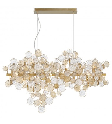  Gold Chandelier (34031-022)-Eurofase