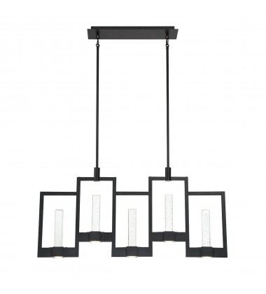 Black Chandelier (35949-015)-Eurofase  Black Chandelier (35949-015)-Eurofase