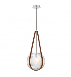  Chrome-Cl Pendant (35990-024)-Eurofase