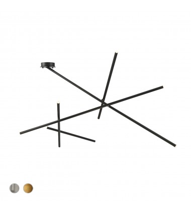  Black Flush Mount (36249-015)-Eurofase