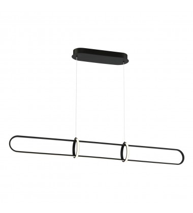  Black Chandelier (37037-017)-Eurofase