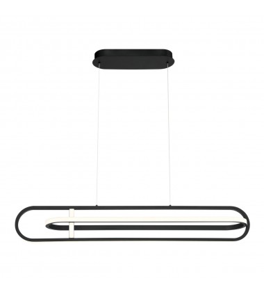  Black Chandelier (37039-011)-Eurofase