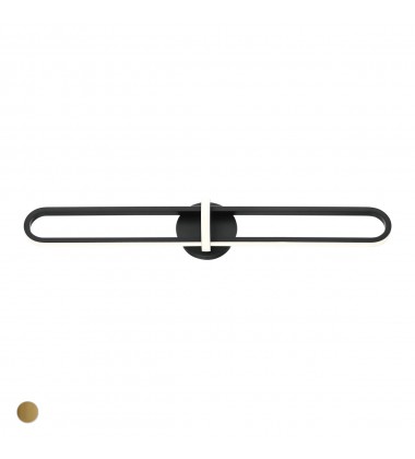  Black Wall Sconce (37041-014)-Eurofase
