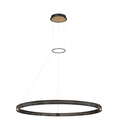  Gold-Black Chandelier (37054-014)-Eurofase