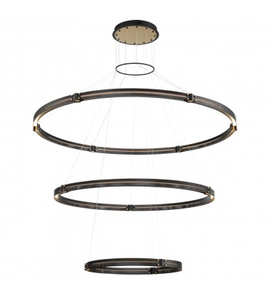  Gold-Black Chandelier (37056-018)-Eurofase