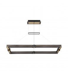  Gold-Black Chandelier (37060-015)-Eurofase