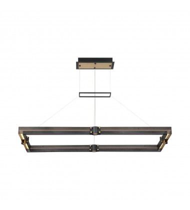  Gold-Black Chandelier (37060-015)-Eurofase