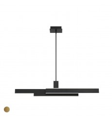  Black Chandelier (37064-013)-Eurofase