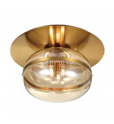  Brass Flush Mount (37088-019)-Eurofase
