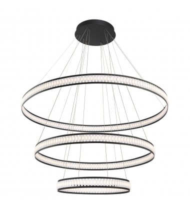  Black Chandelier (37090-012)-Eurofase