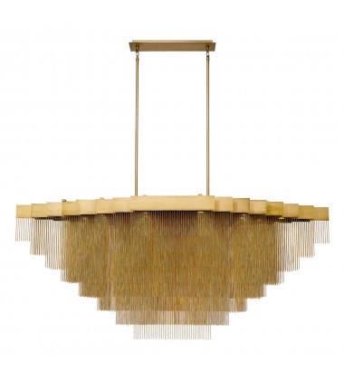  Gold Chandelier (37097-011)-Eurofase