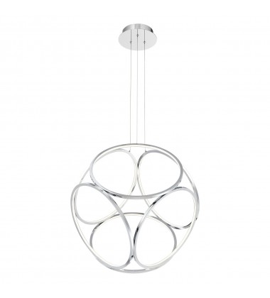  Chrome Pendant (37102-012)-Eurofase