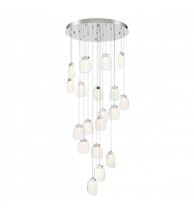  Chrome Chandelier (37192-023)-Eurofase