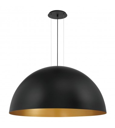  Gold-Black Chandelier (37230-022)-Eurofase