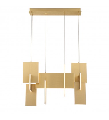  Gold Chandelier (37345-013)-Eurofase