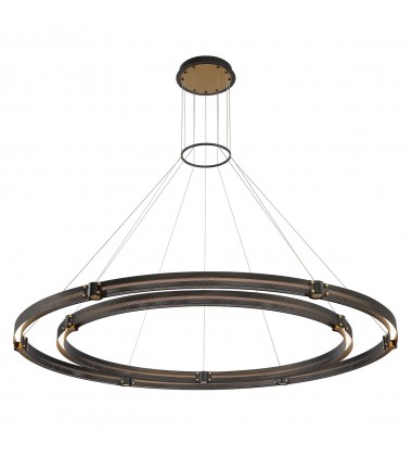  Gold-Black Chandelier (37384-012)-Eurofase