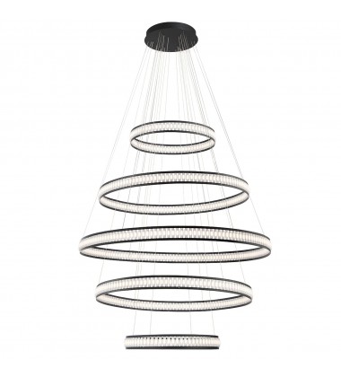  Black Chandelier (37503-017)-Eurofase