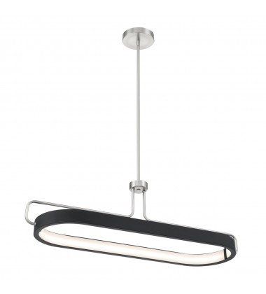  Brushed Nickel Pendant (37931-025)-Eurofase