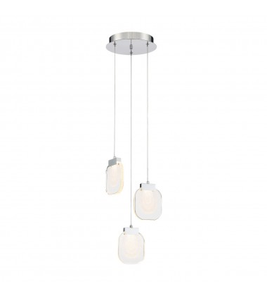  Chrome Chandelier (38042-020)-Eurofase