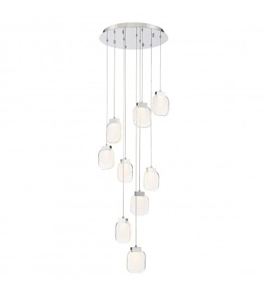  Chrome Chandelier (38043-027)-Eurofase